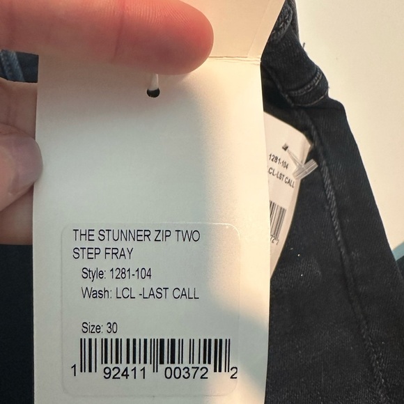 MOTHER Stunner Zip Two Step Ankle Fray Jeans LAST CALL Skinny Distressed Raw Hem - Picture 7 of 9